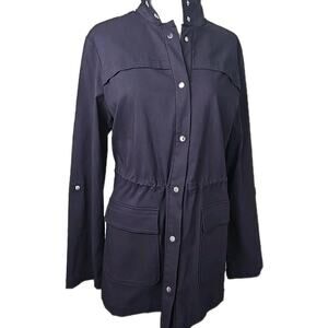 Premise Costal cruise Navy Blue Utility Jacket Nylon/Rayon NWT Size XL